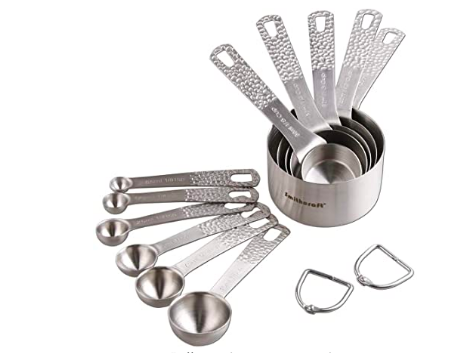 18/8 Measuring Cups and Spoons
